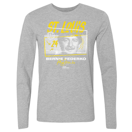 Bernie Federko Men's Long Sleeve T-Shirt | 500 LEVEL