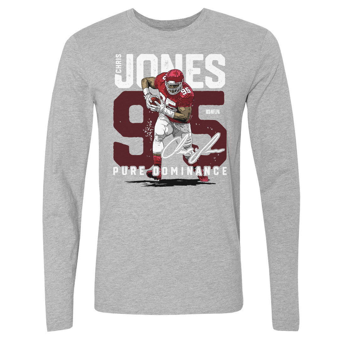 Chris Jones Men's Long Sleeve T-Shirt | 500 LEVEL