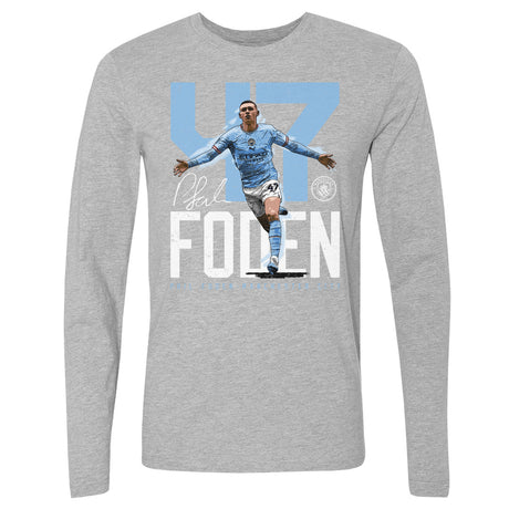 Phil Foden Men's Long Sleeve T-Shirt | 500 LEVEL