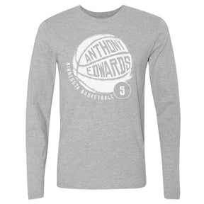 Anthony Edwards Men's Long Sleeve T-Shirt | 500 LEVEL