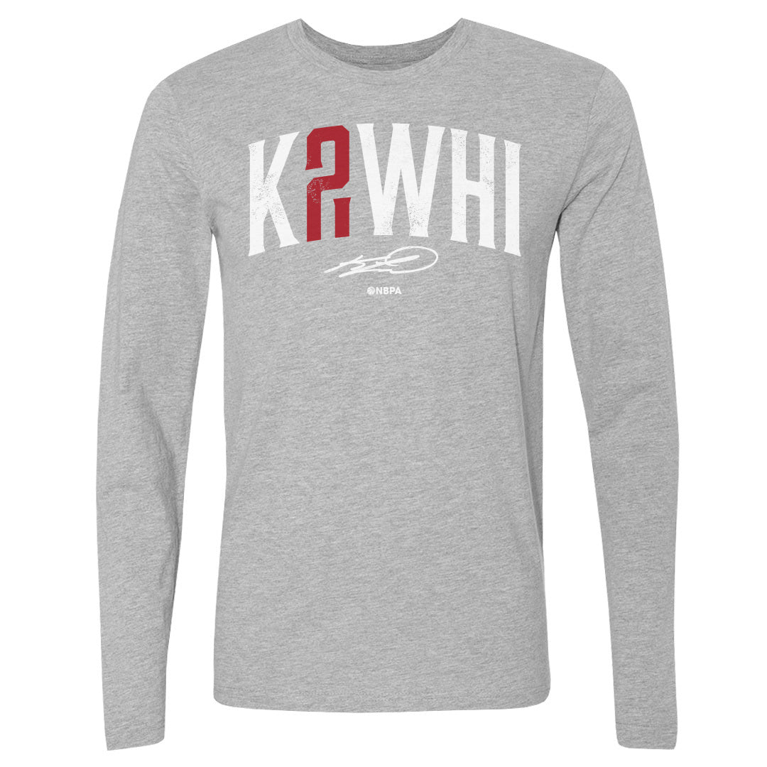 Kawhi Leonard Men's Long Sleeve T-Shirt | 500 LEVEL