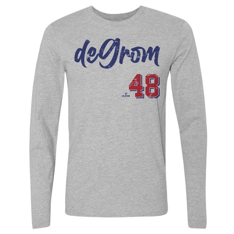 Jacob deGrom Men's Long Sleeve T-Shirt | 500 LEVEL