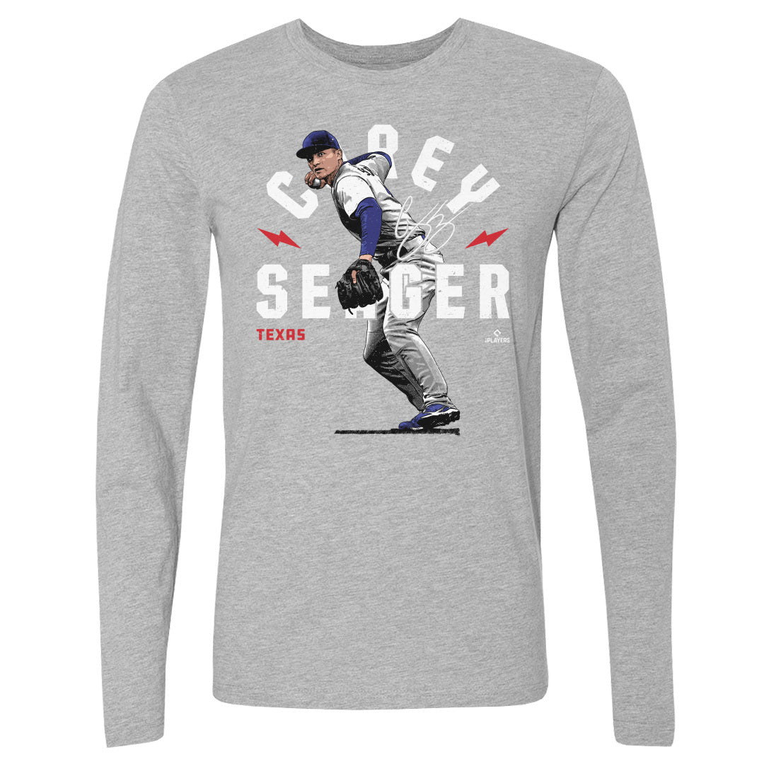 Corey Seager Men's Long Sleeve T-Shirt | 500 LEVEL