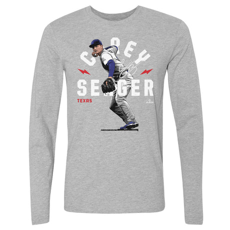 Corey Seager Men's Long Sleeve T-Shirt | 500 LEVEL