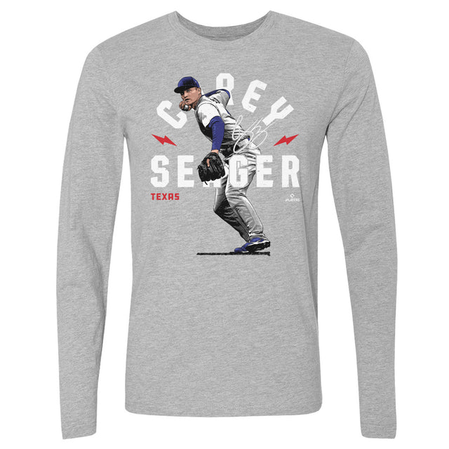 Corey Seager Men's Long Sleeve T-Shirt | 500 LEVEL