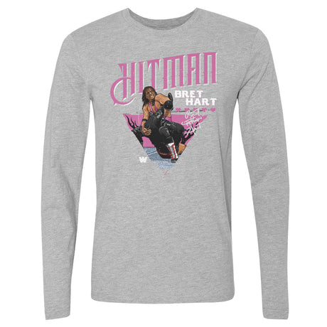 Bret Hart Men's Long Sleeve T-Shirt | 500 LEVEL