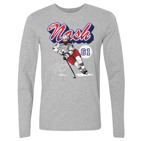 Rick Nash Men's Long Sleeve T-Shirt | 500 LEVEL