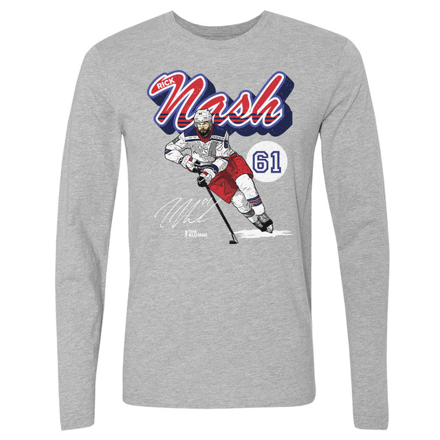 Rick Nash Men's Long Sleeve T-Shirt | 500 LEVEL