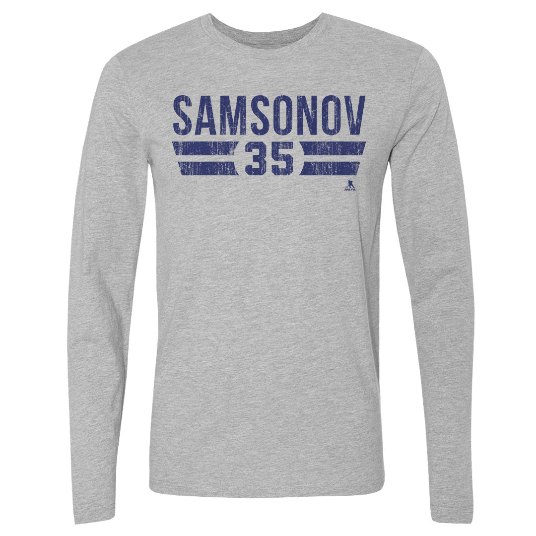 Ilya Samsonov Men&#39;s Long Sleeve T-Shirt | 500 LEVEL
