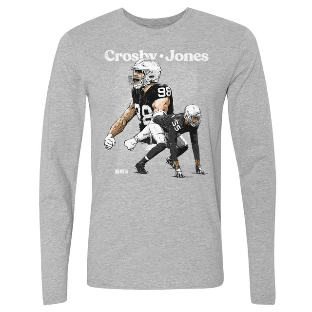 Maxx Crosby Men's Long Sleeve T-Shirt | 500 LEVEL