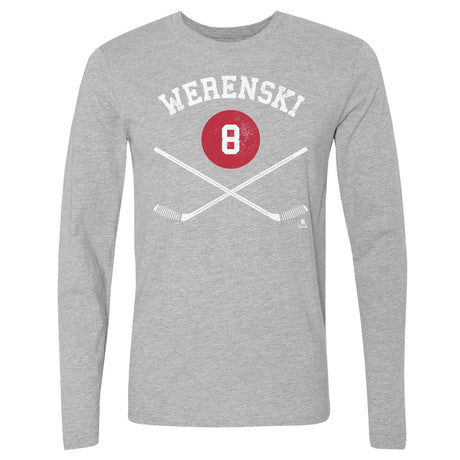 Zach Werenski Men's Long Sleeve T-Shirt | 500 LEVEL