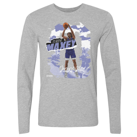Tyrese Maxey Men's Long Sleeve T-Shirt | 500 LEVEL