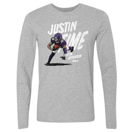 Justin Jefferson Men's Long Sleeve T-Shirt | 500 LEVEL