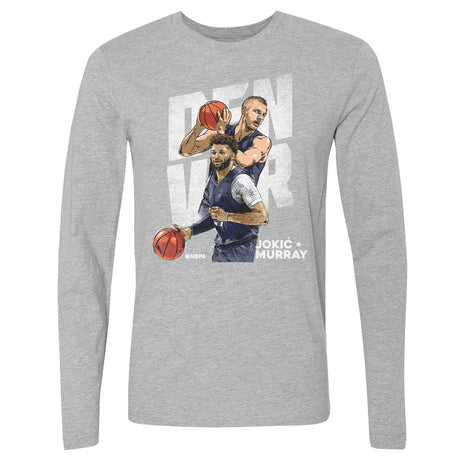 Nikola Jokic Men's Long Sleeve T-Shirt | 500 LEVEL