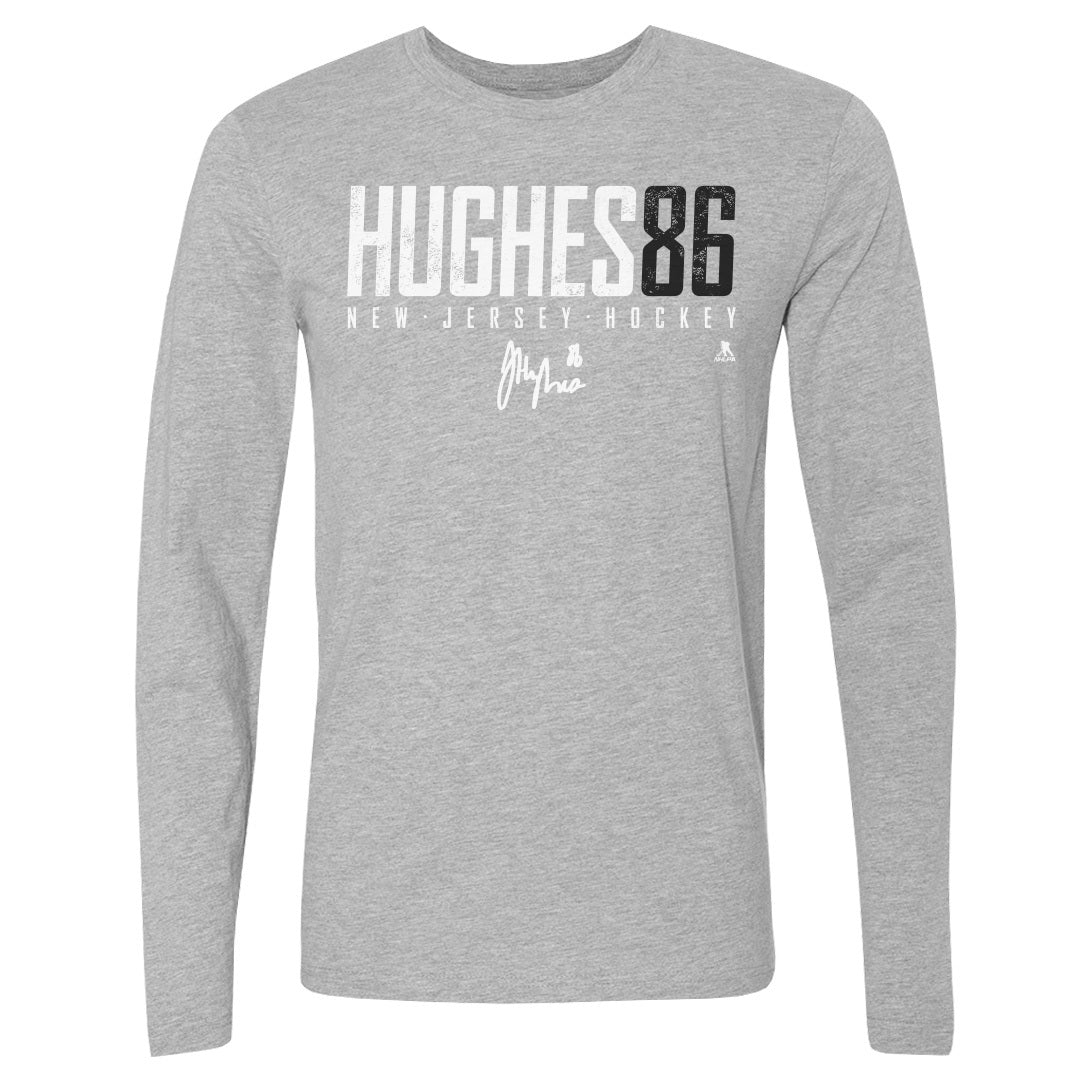 Jack Hughes Men's Long Sleeve T-Shirt | 500 LEVEL