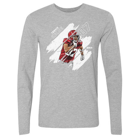Travis Kelce Men's Long Sleeve T-Shirt | 500 LEVEL