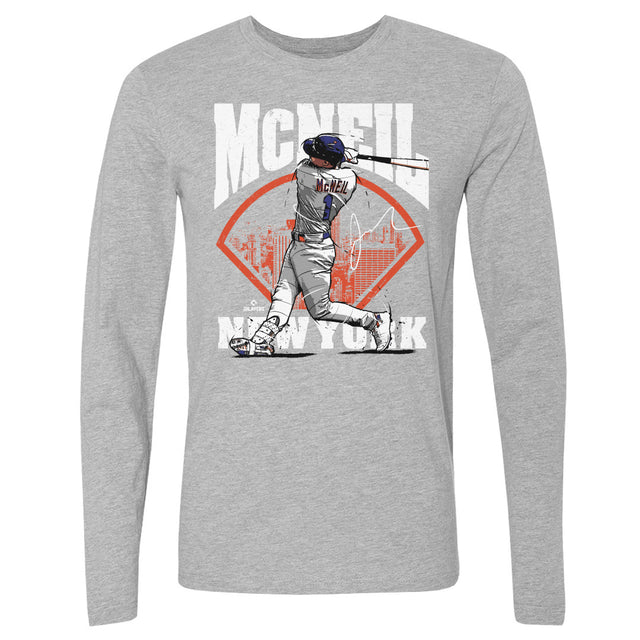 Jeff McNeil Men's Long Sleeve T-Shirt | 500 LEVEL