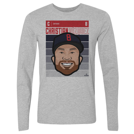 Christian Vazquez Men's Long Sleeve T-Shirt | 500 LEVEL
