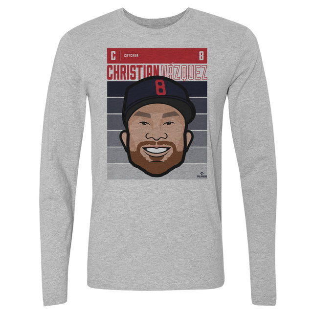 Christian Vazquez Men's Long Sleeve T-Shirt | 500 LEVEL