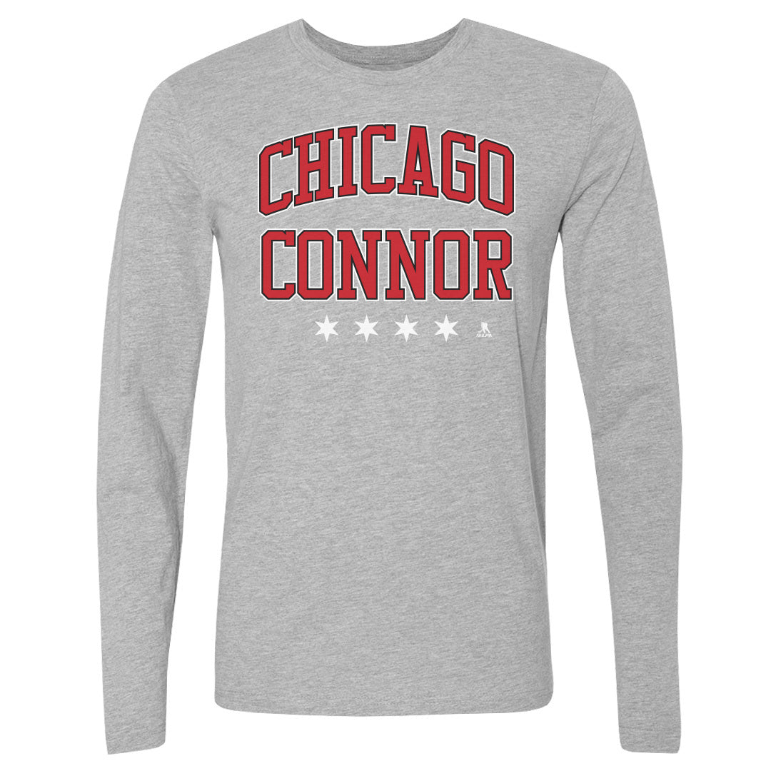 Connor Bedard Men's Long Sleeve T-Shirt | 500 LEVEL