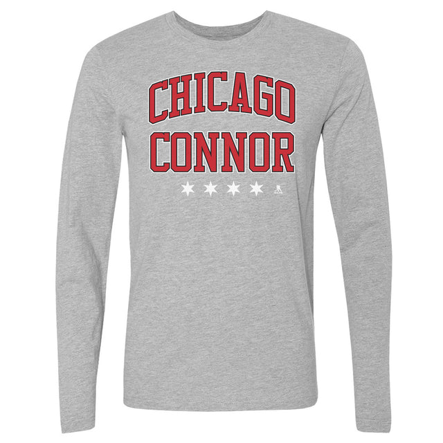 Connor Bedard Men's Long Sleeve T-Shirt | 500 LEVEL