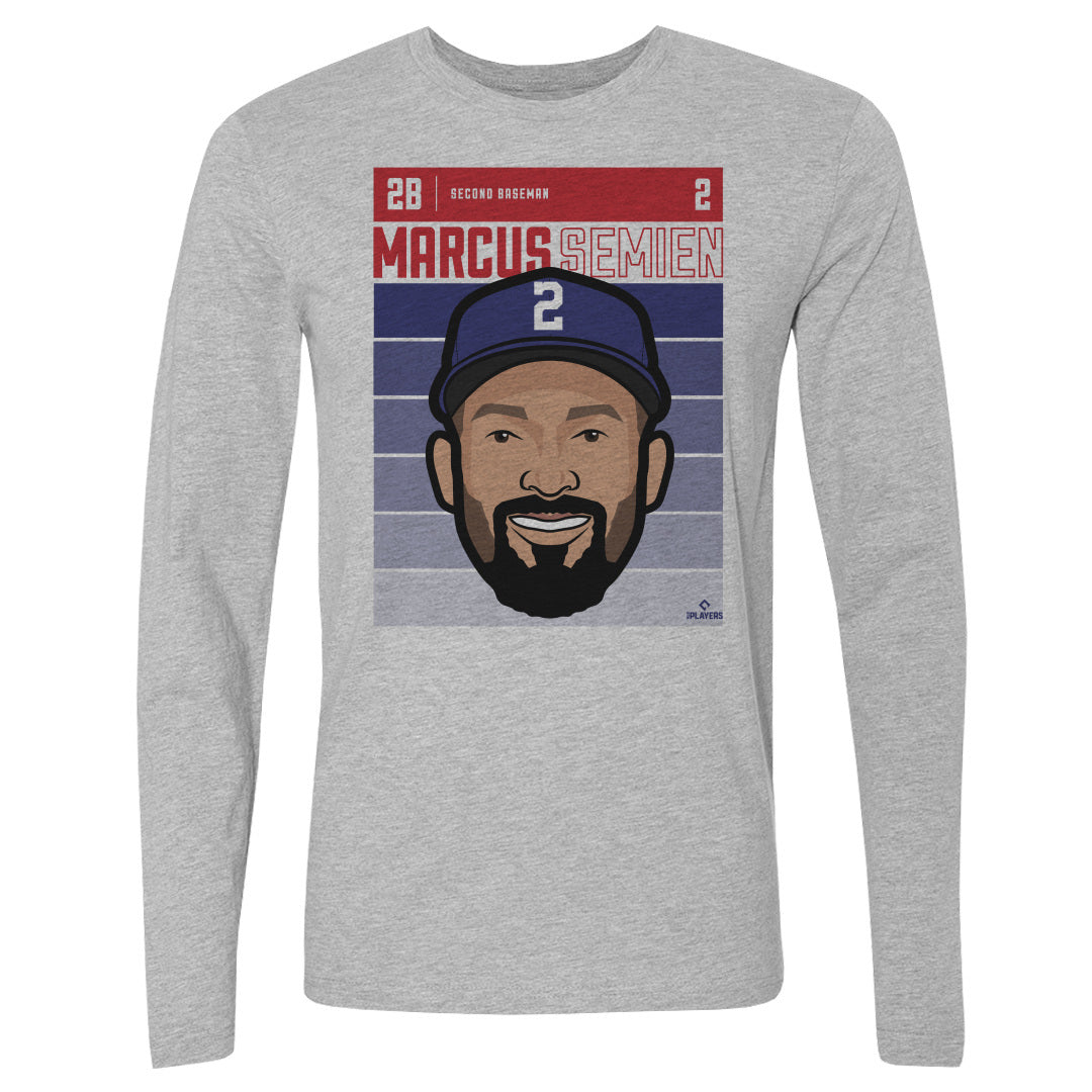 Marcus Semien Men's Long Sleeve T-Shirt | 500 LEVEL