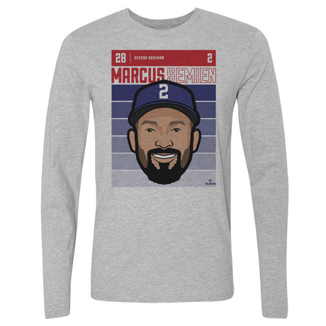 Marcus Semien Men's Long Sleeve T-Shirt | 500 LEVEL