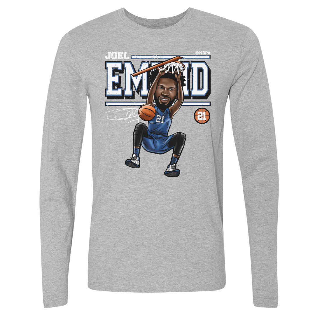 Joel Embiid Men's Long Sleeve T-Shirt | 500 LEVEL