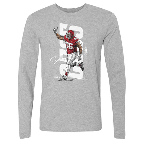 Chris Jones Men's Long Sleeve T-Shirt | 500 LEVEL
