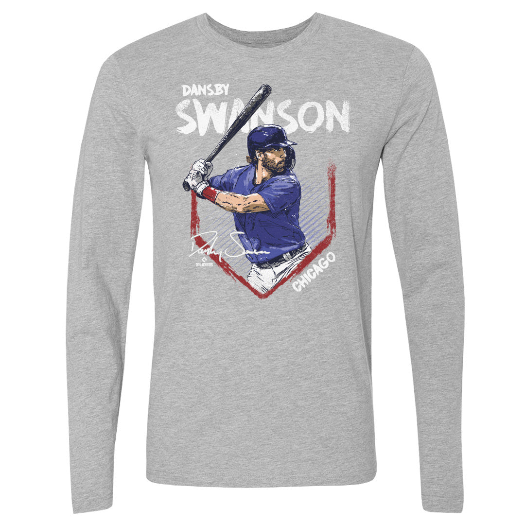 Dansby Swanson Men's Long Sleeve T-Shirt | 500 LEVEL