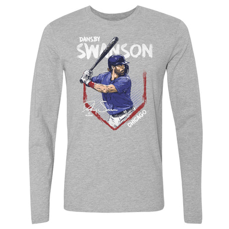 Dansby Swanson Men's Long Sleeve T-Shirt | 500 LEVEL