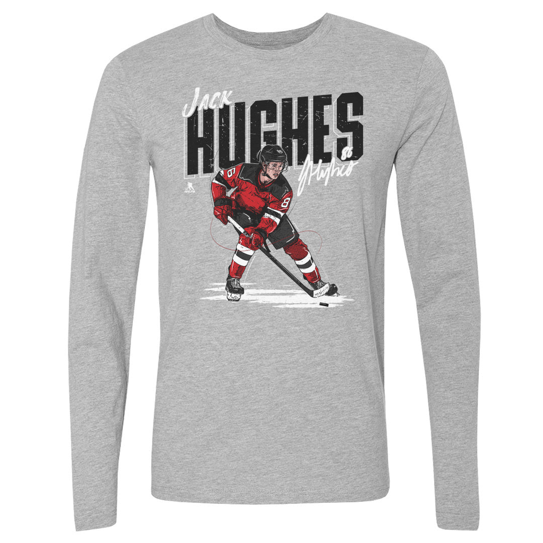 Jack Hughes Men's Long Sleeve T-Shirt | 500 LEVEL
