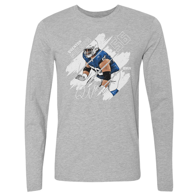 Quenton Nelson Men's Long Sleeve T-Shirt | 500 LEVEL