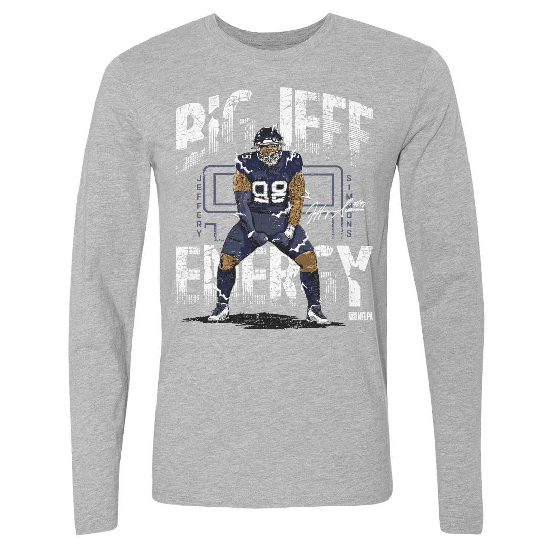 Jeffery Simmons Men's Long Sleeve T-Shirt | 500 LEVEL