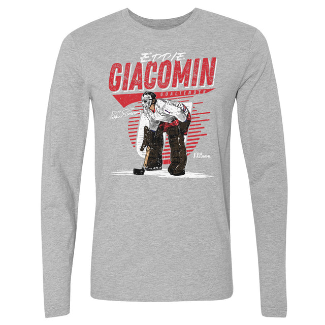 Eddie Giacomin Men's Long Sleeve T-Shirt | 500 LEVEL