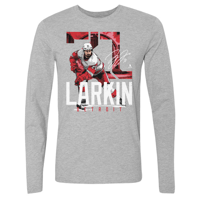 Dylan Larkin Men's Long Sleeve T-Shirt | 500 LEVEL
