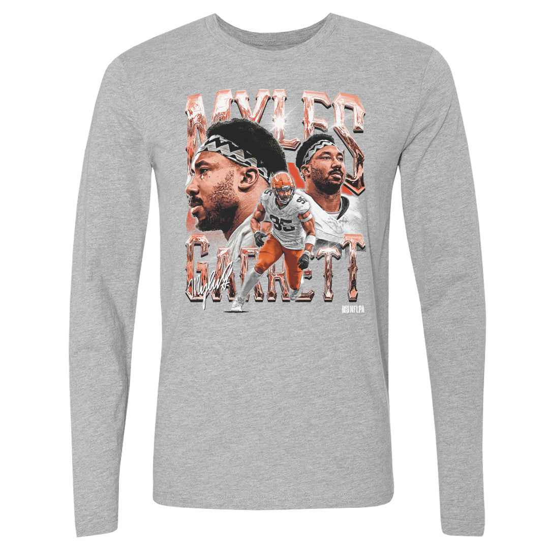 Myles Garrett Men's Long Sleeve T-Shirt | 500 LEVEL