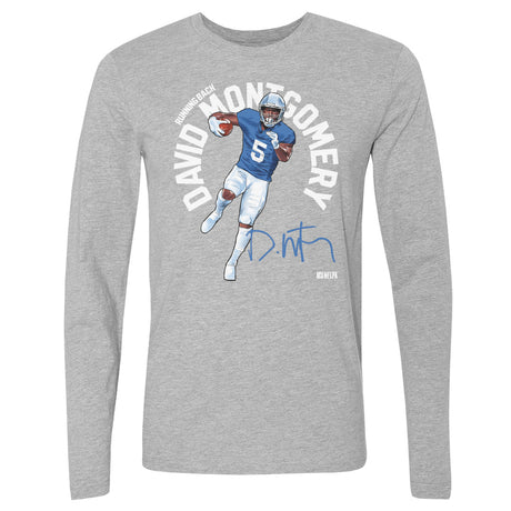 David Montgomery Men's Long Sleeve T-Shirt | 500 LEVEL