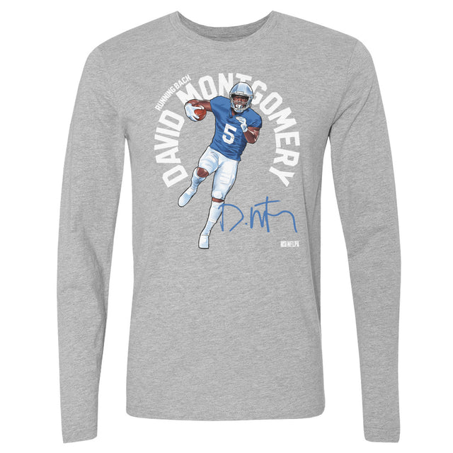 David Montgomery Men's Long Sleeve T-Shirt | 500 LEVEL