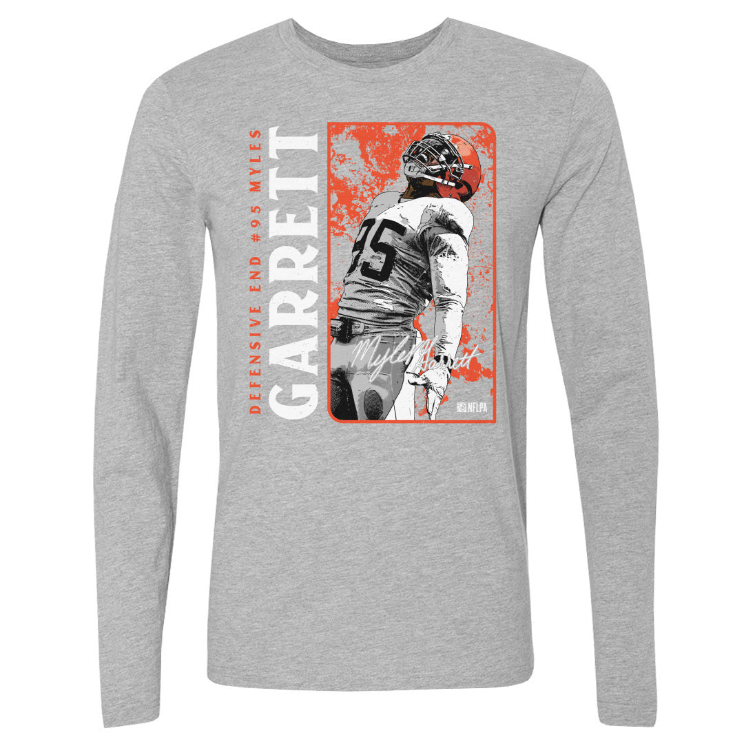 Myles Garrett Men's Long Sleeve T-Shirt | 500 LEVEL
