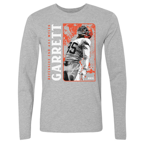 Myles Garrett Men's Long Sleeve T-Shirt | 500 LEVEL