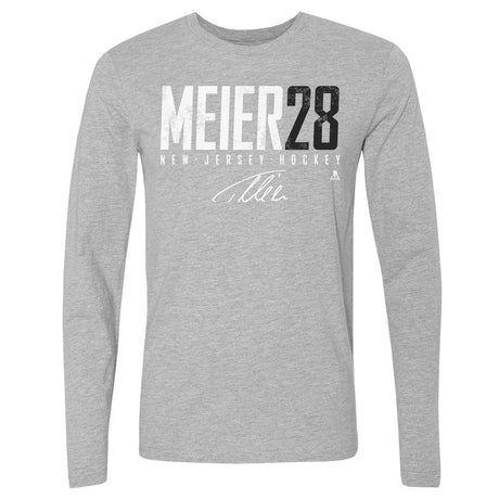Timo Meier Men's Long Sleeve T-Shirt | 500 LEVEL