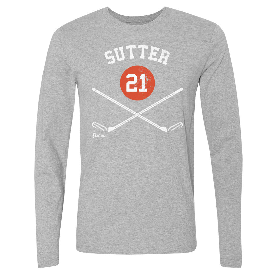 Brent Sutter Men&#39;s Long Sleeve T-Shirt | 500 LEVEL