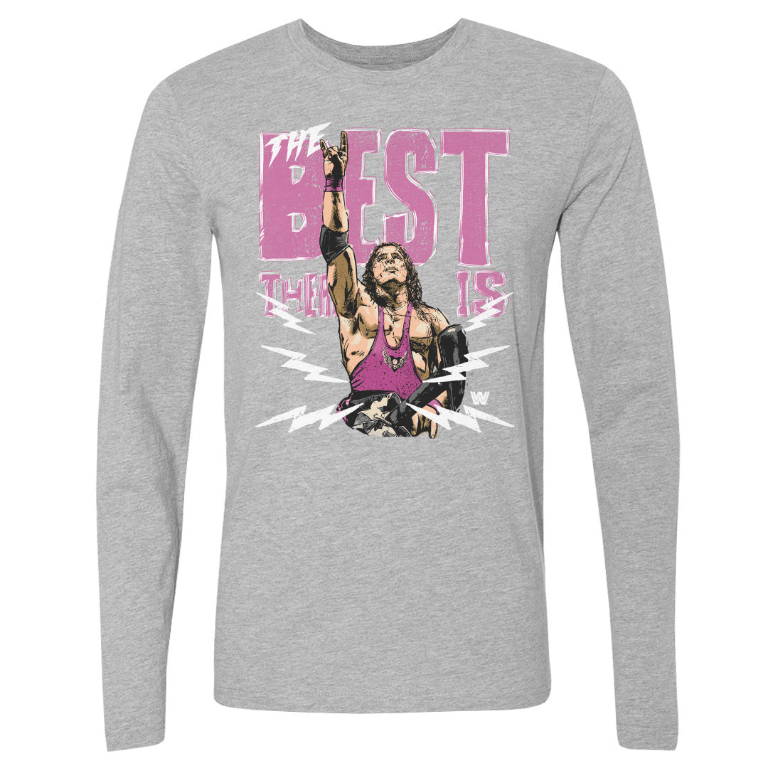 Bret Hart Men's Long Sleeve T-Shirt | 500 LEVEL