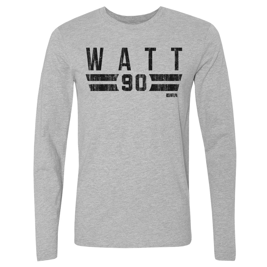 T.J. Watt Men's Long Sleeve T-Shirt | 500 LEVEL