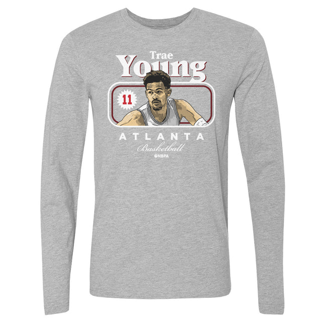 Trae Young Men's Long Sleeve T-Shirt | 500 LEVEL