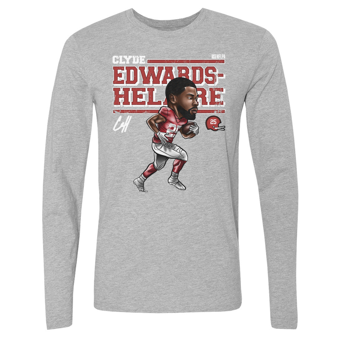 Clyde Edwards-Helaire Men&#39;s Long Sleeve T-Shirt | 500 LEVEL