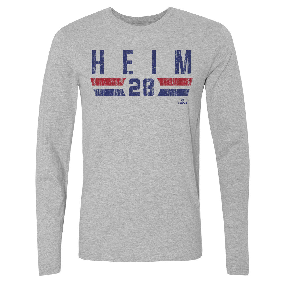 Jonah Heim Men's Long Sleeve T-Shirt | 500 LEVEL