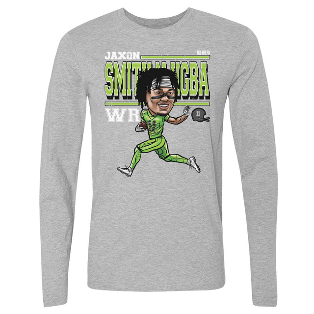 Jaxon Smith-Njigba Men's Long Sleeve T-Shirt | 500 LEVEL