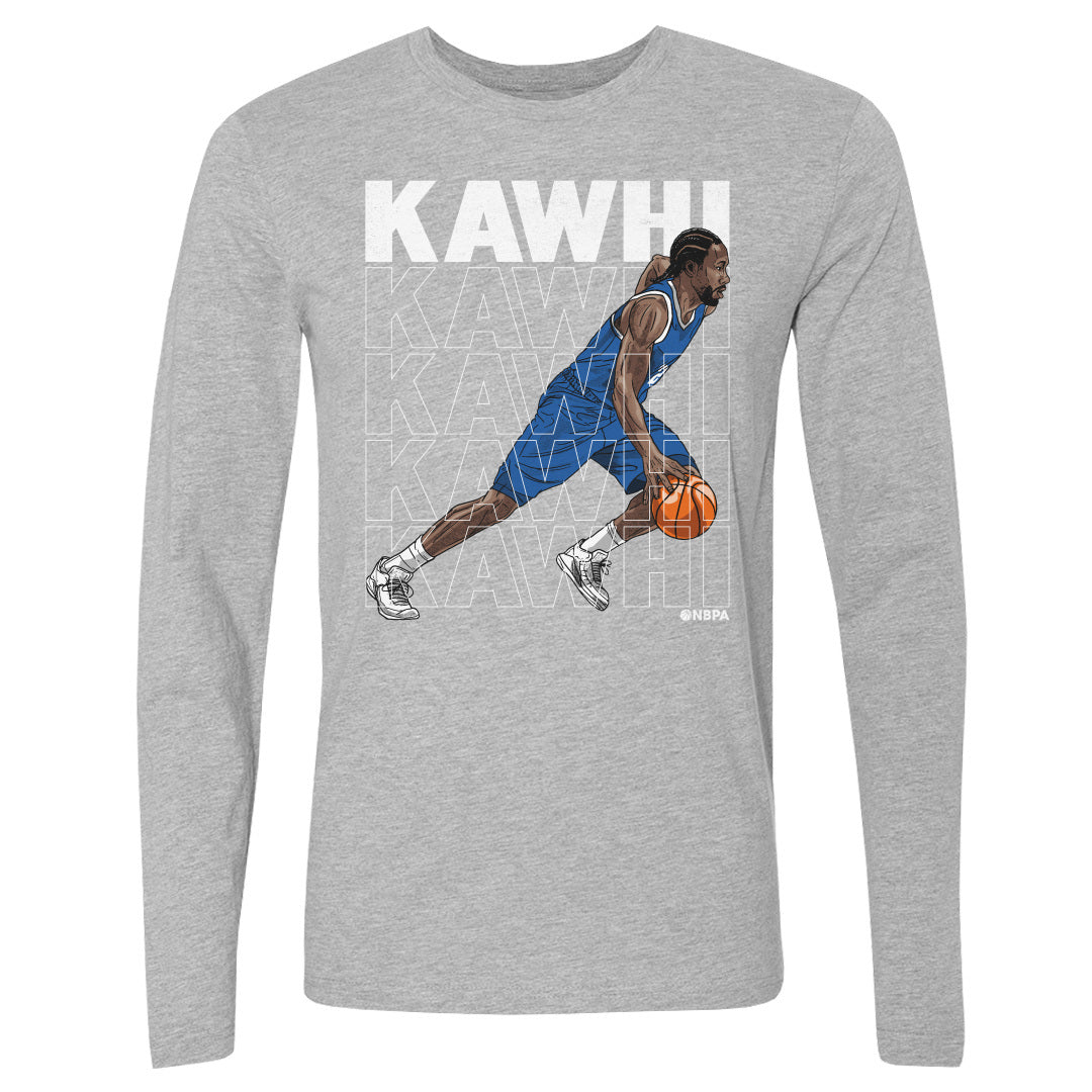 Kawhi Leonard Men's Long Sleeve T-Shirt | 500 LEVEL